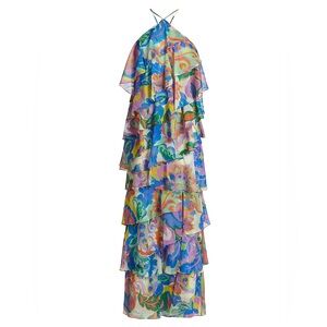 Amanda Uprichard NWOT Multicolor Floral Maxi Dress